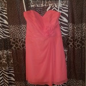 Coral Bridesmaid Dress